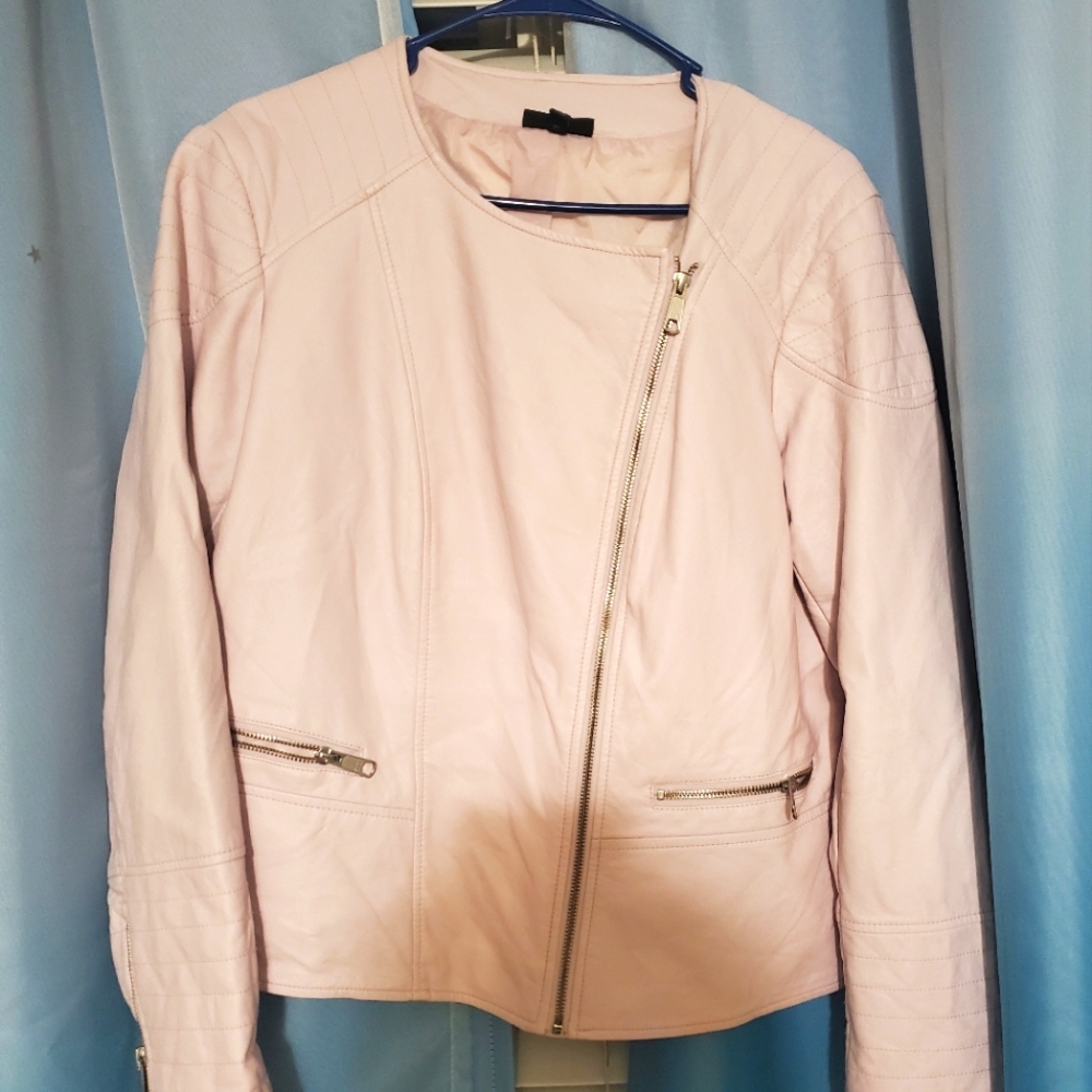 Light pink apt 9 moto jacket size xl